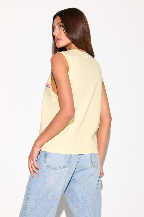 Sunset Stripe Bowery Tank