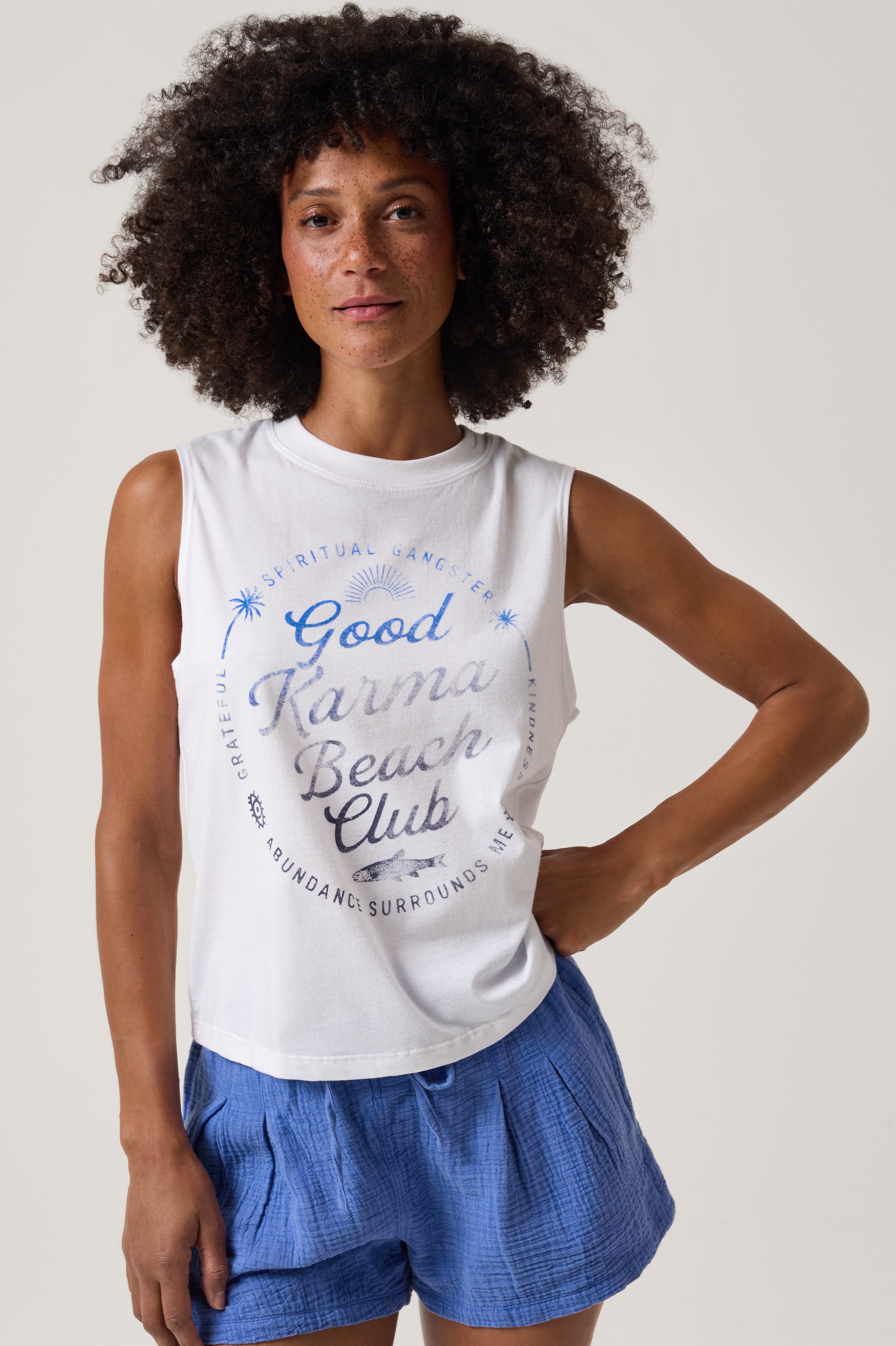 Beach Club Vibe Tank | Spiritual Gangster