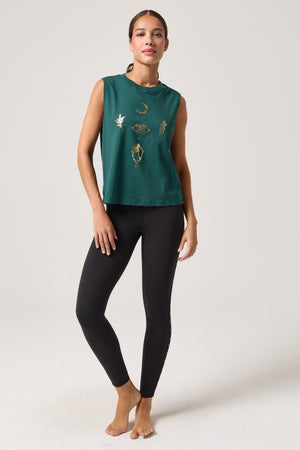 Moonlit Vibe Cotton Tank