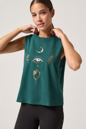 Moonlit Vibe Cotton Tank