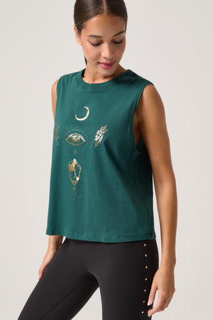 Moonlit Vibe Cotton Tank