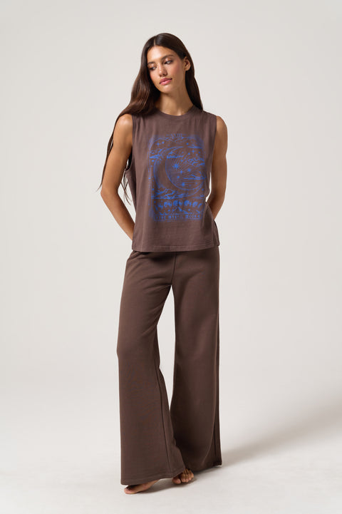 Mystic Moon Vibe Cotton Tank