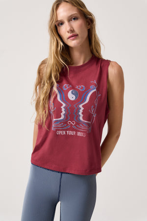 Open Your Mind Vibe Cotton Tank