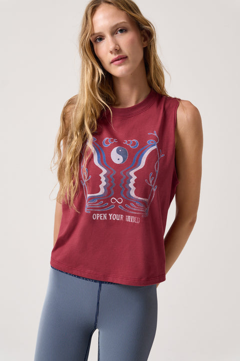Open Your Mind Vibe Cotton Tank