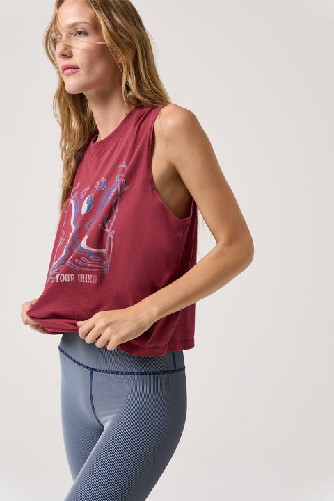 Open Your Mind Vibe Cotton Tank