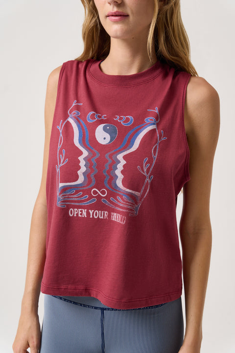Open Your Mind Vibe Cotton Tank