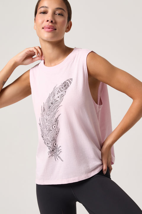 Wild Plume Vibe Cotton Tank