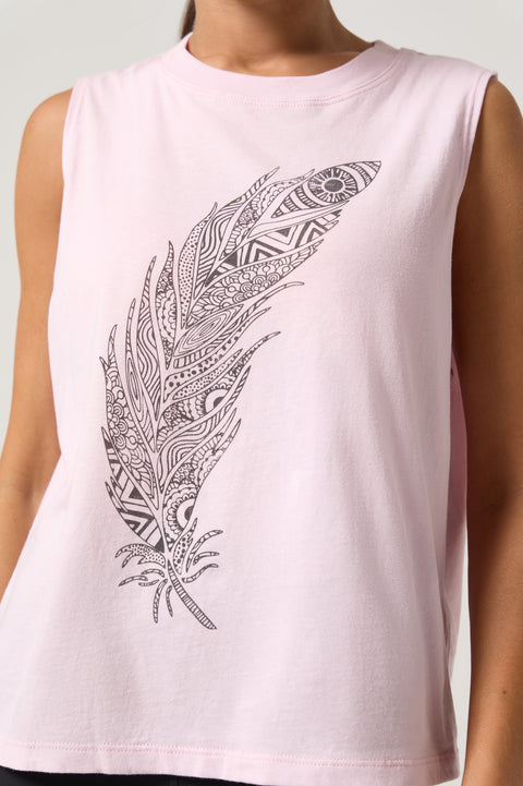 Wild Plume Vibe Cotton Tank