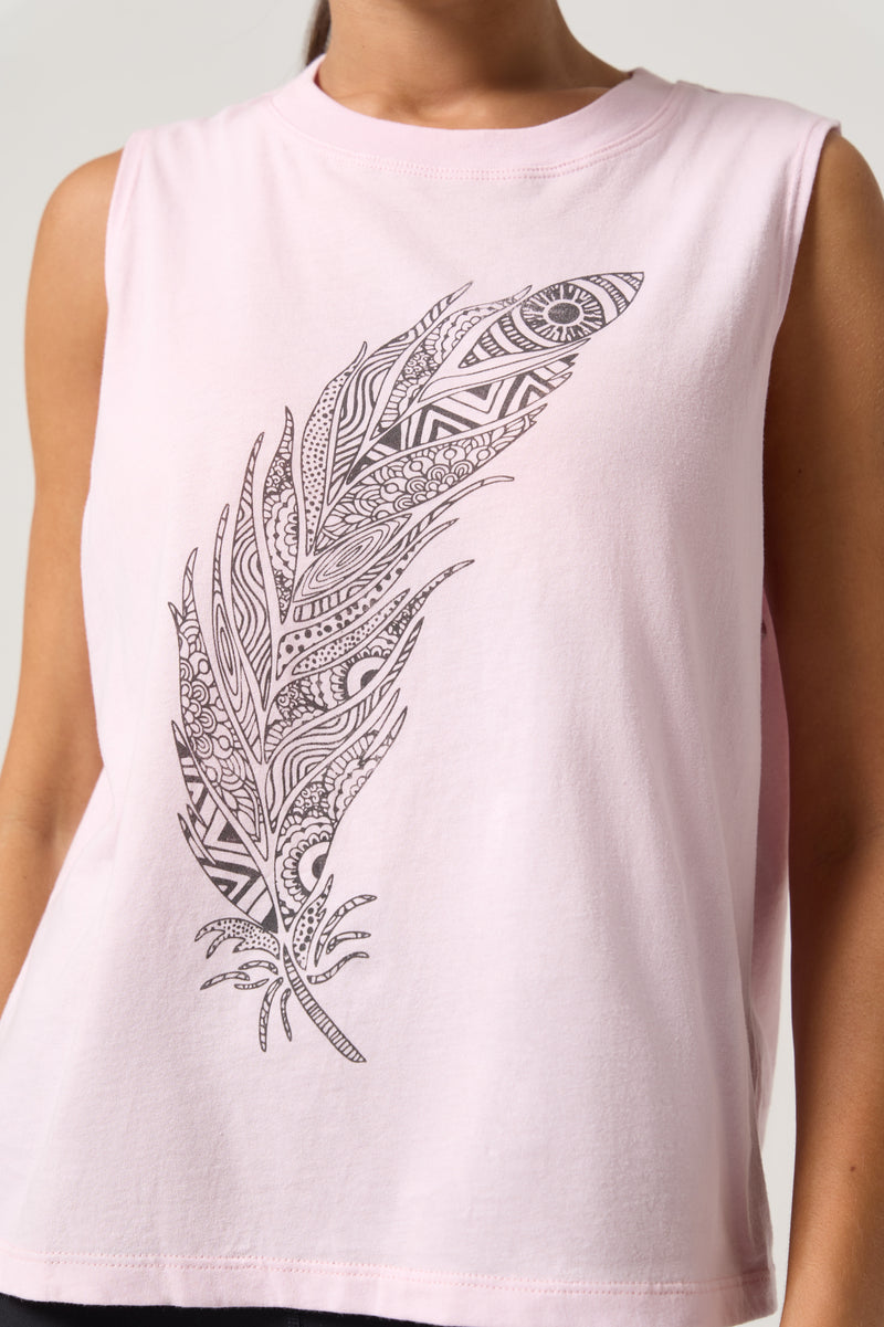 Wild Plume Vibe Cotton Tank
