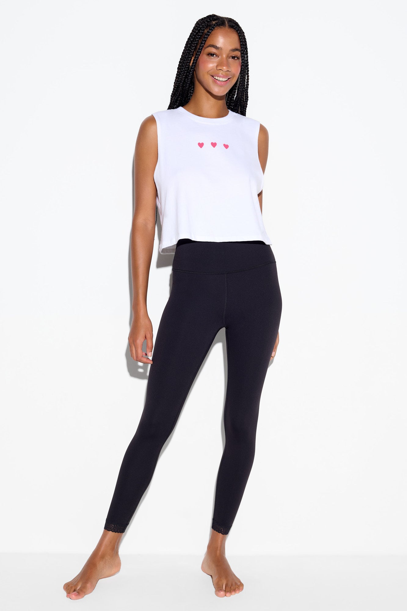 3 Of Hearts Spirit Crop Tank | Spiritual Gangster
