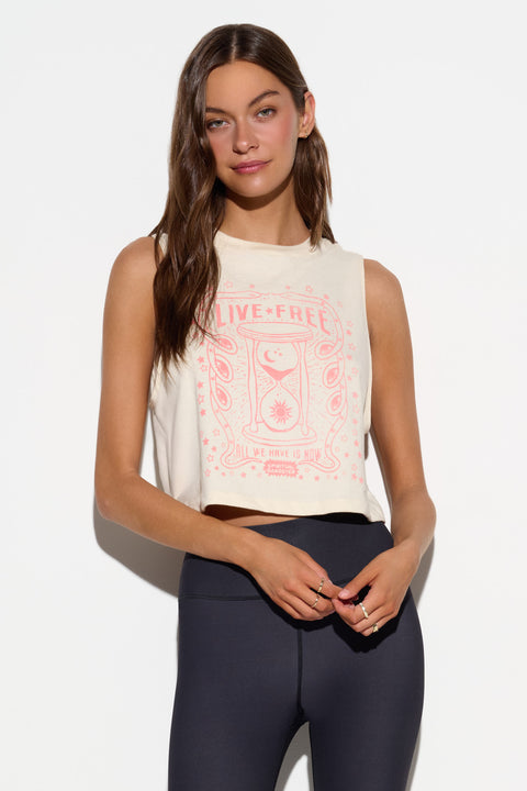 Live Free Spirit Crop Tank