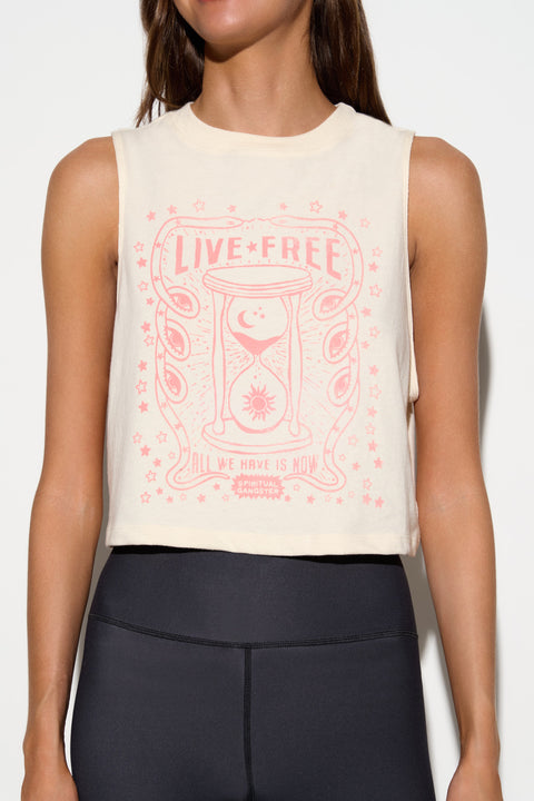 Live Free Spirit Crop Tank