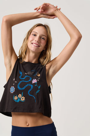 Night Life Spirit Crop Tank