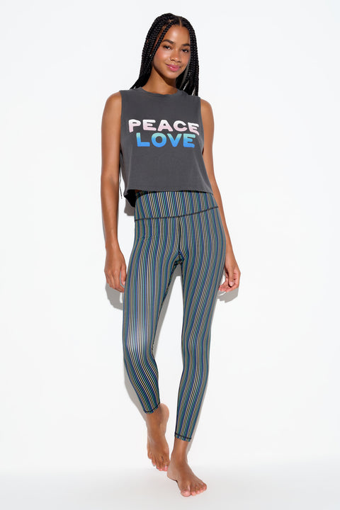 Peace Love Spirit Crop Tank