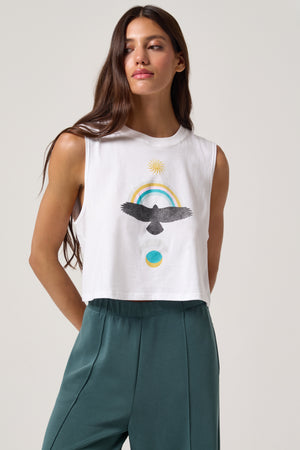 Sun Drifter Spirit Crop Tank