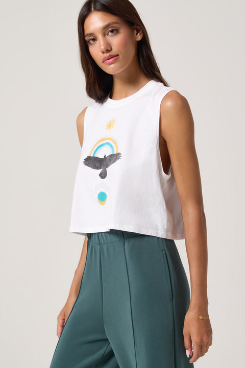 Sun Drifter Spirit Crop Tank