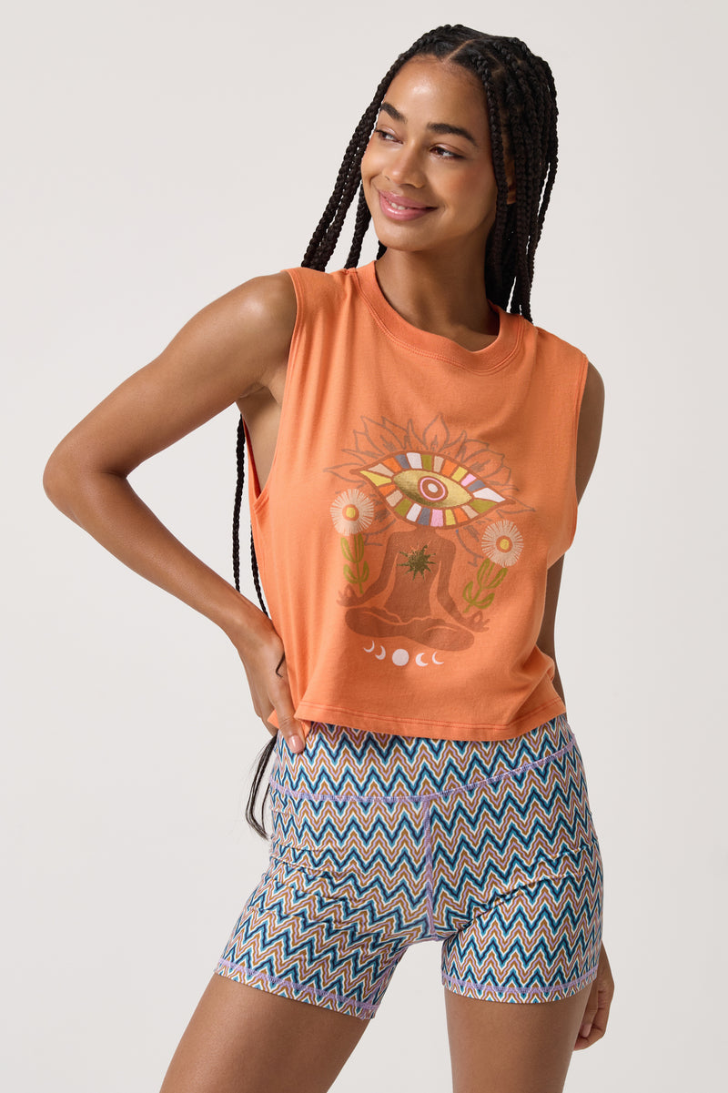 Watchful Spirit Crop Tank