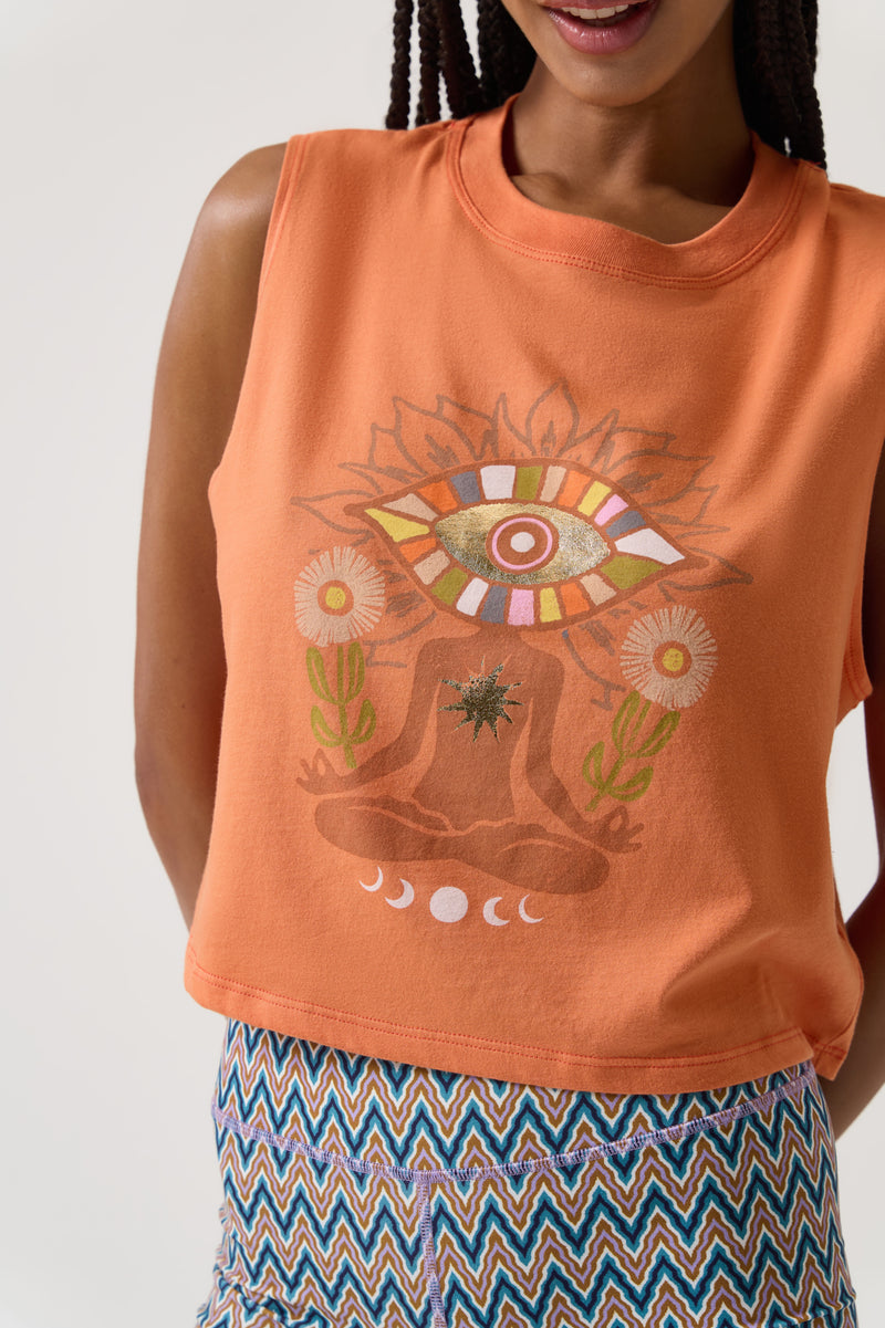 Watchful Spirit Crop Tank