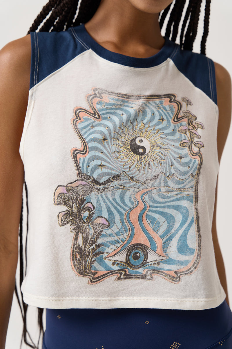 Cosmic Mirage Rally Crop Tank