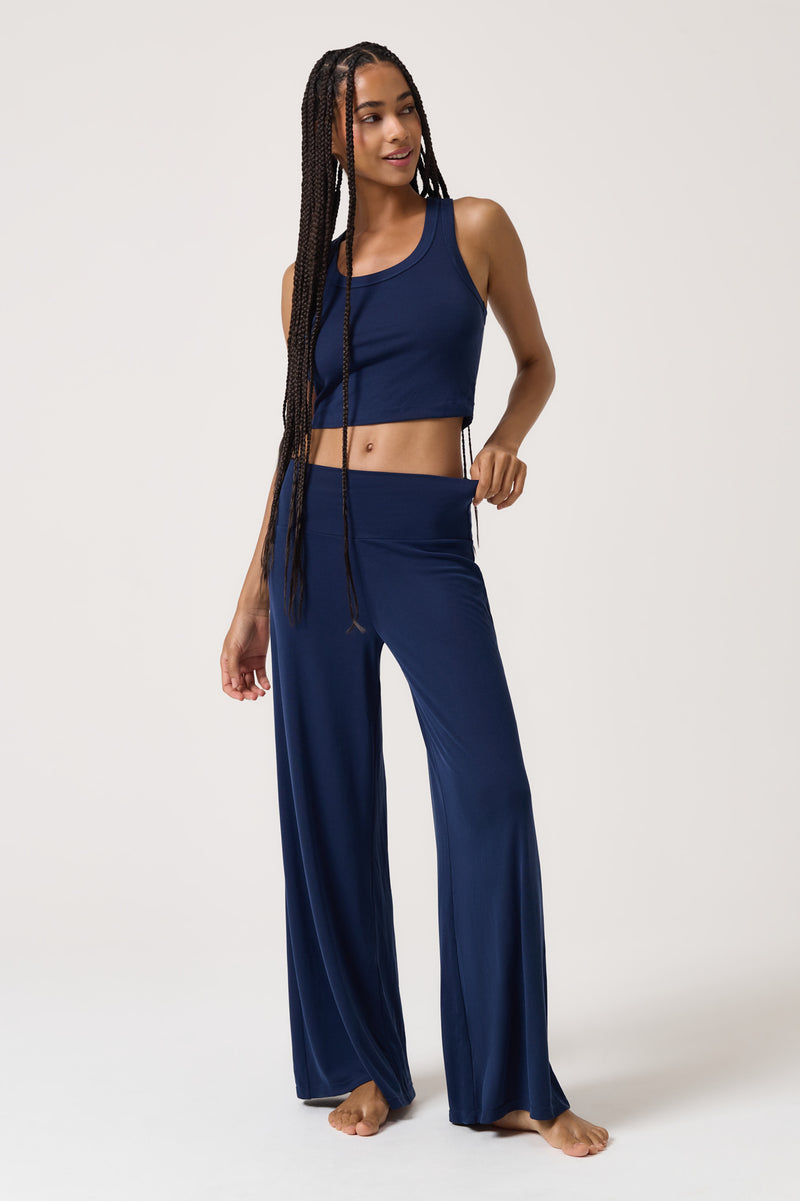 Zen Rib Journey Wide Leg Pant