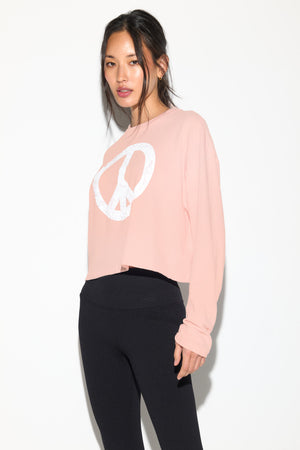 Peace Drew Top