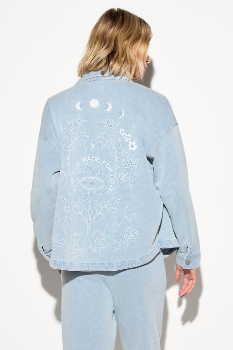 Eye Bloom Sunny Button Down