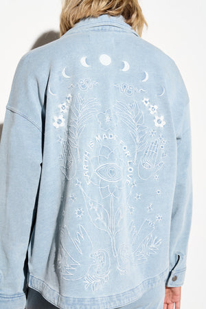 Eye Bloom Sunny Button Down