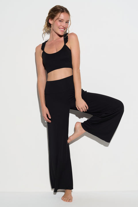 Zen Rib Journey Wide Leg Pant