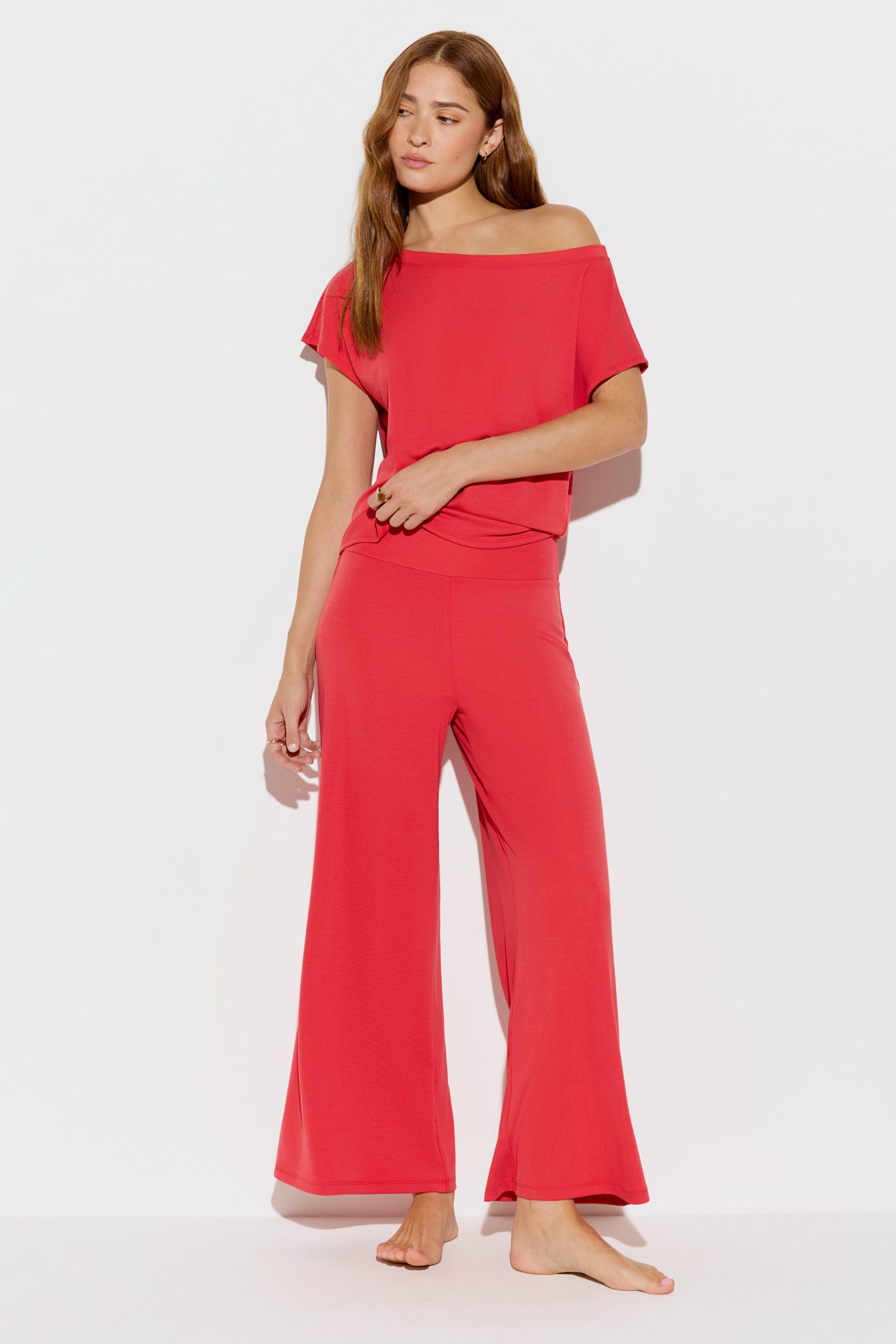 Zen Rib Asha Off The Shoulder Top | Spiritual Gangster