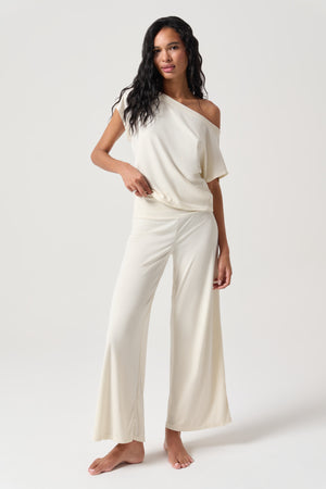 Zen Rib Journey Wide Leg Pant