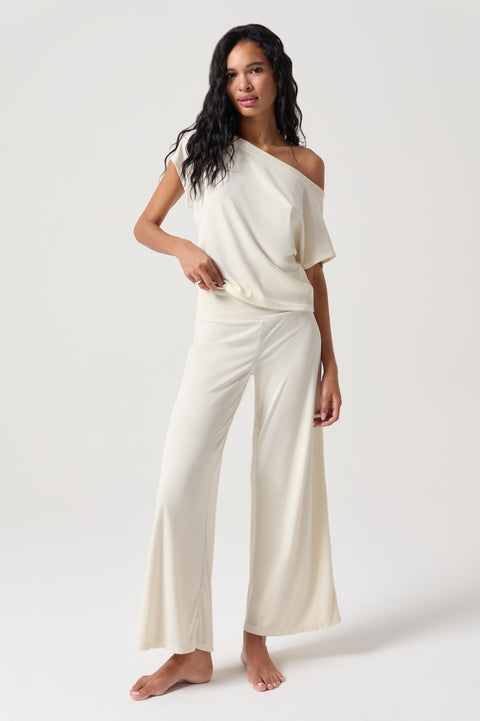 Zen Rib Asha Off The Shoulder Top