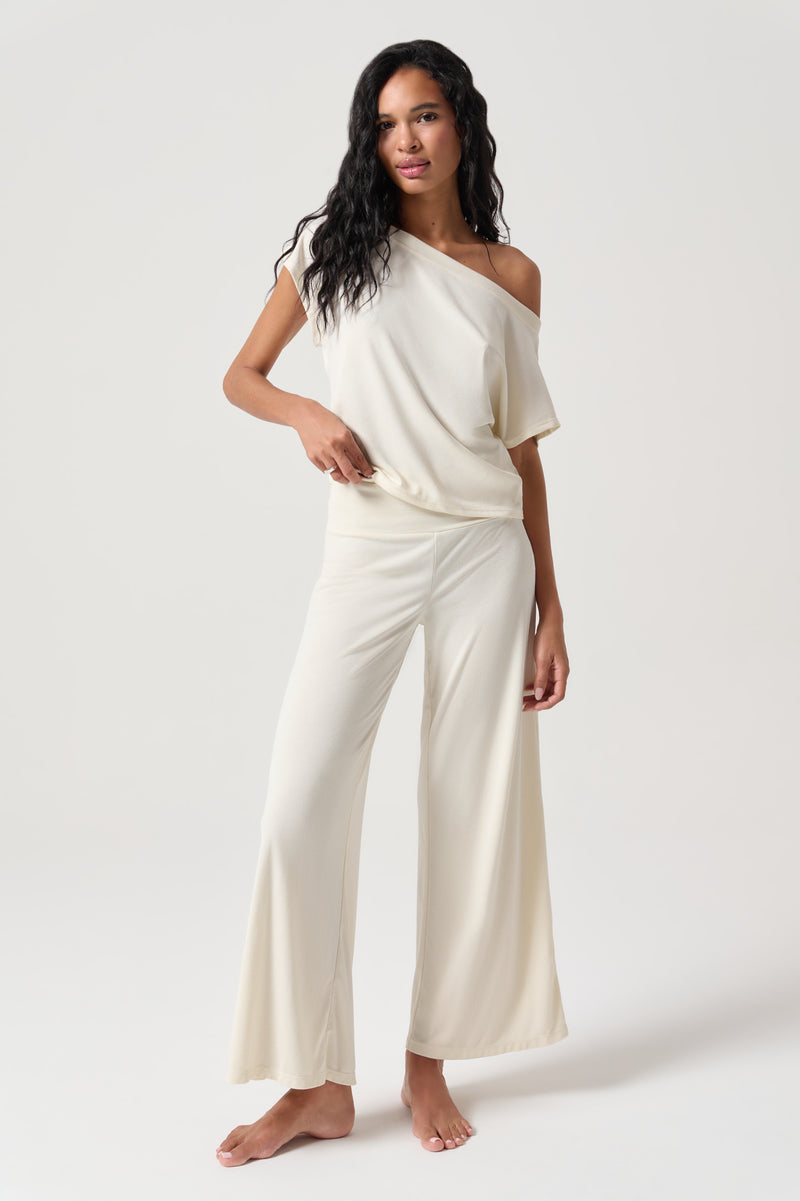 Zen Rib Asha Off The Shoulder Top