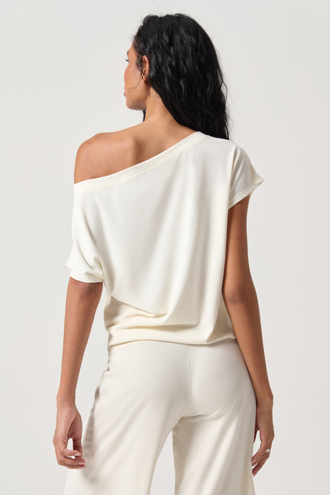 Zen Rib Asha Off The Shoulder Top