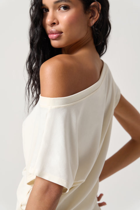Zen Rib Asha Off The Shoulder Top