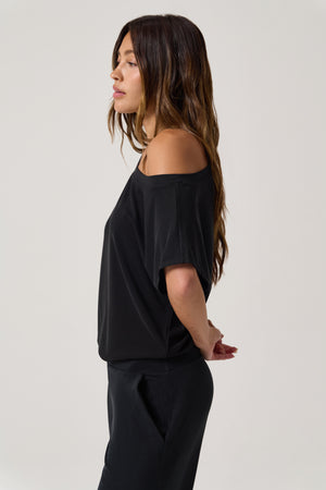 Zen Rib Asha Off The Shoulder Top