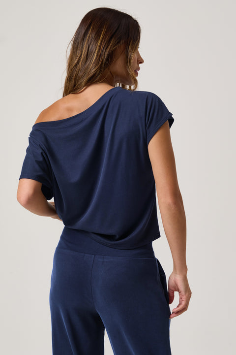 Zen Rib Asha Off The Shoulder Top