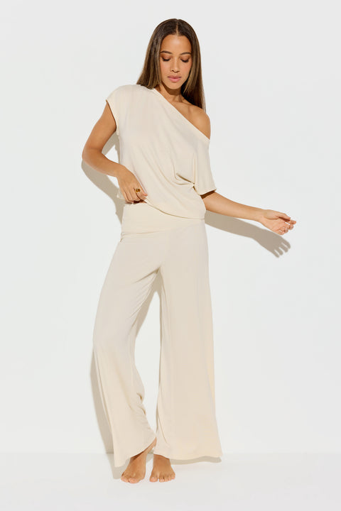 Zen Rib Asha Off The Shoulder Top