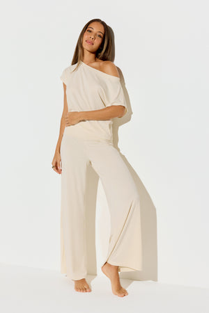 Zen Rib Journey Wide Leg Pant