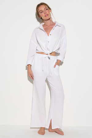 Willow Gauze Button Down Shirt