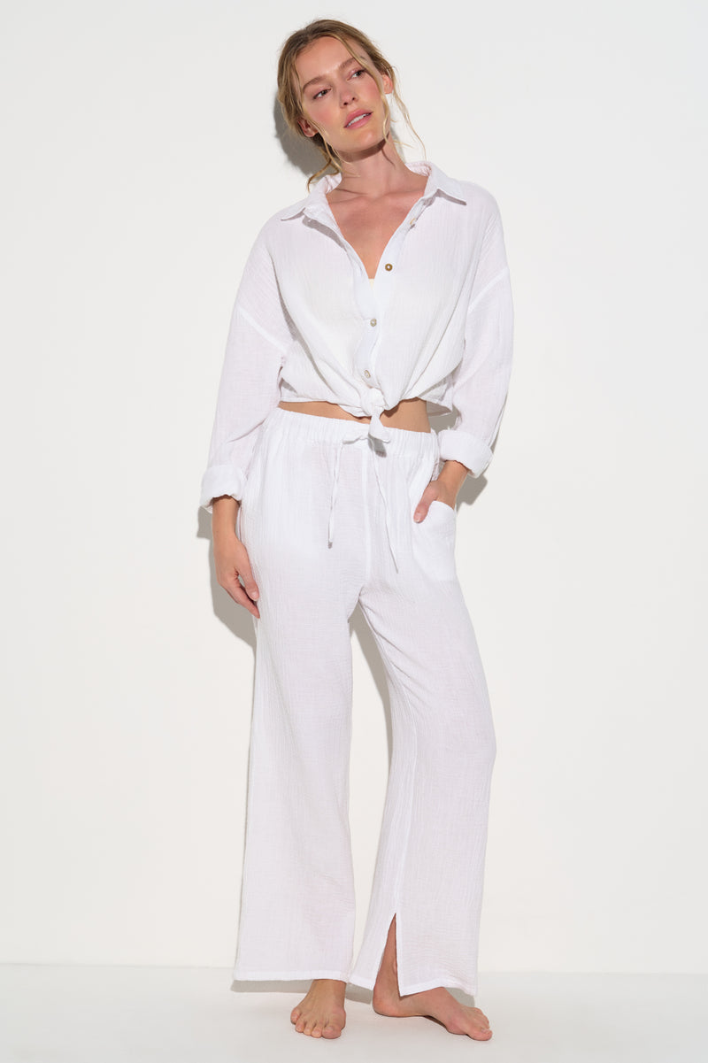 Willow Gauze Button Down Shirt