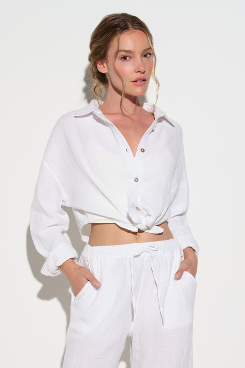 Willow Gauze Button Down Shirt