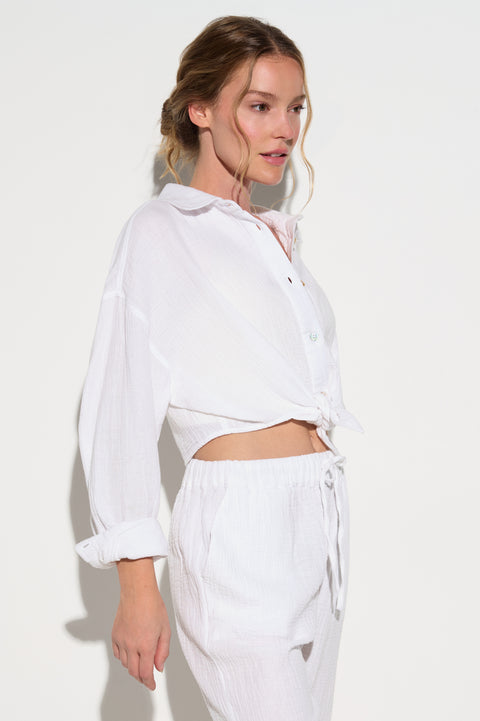 Willow Gauze Button Down Shirt