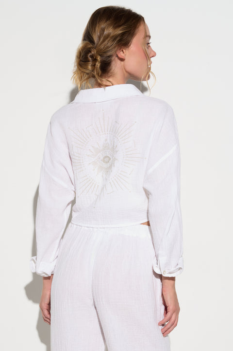 Willow Gauze Button Down Shirt