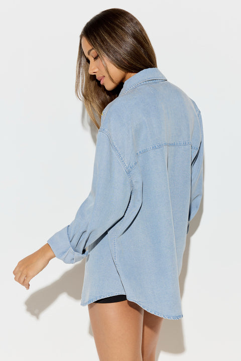 Solstice Chambray Button Down Shirt