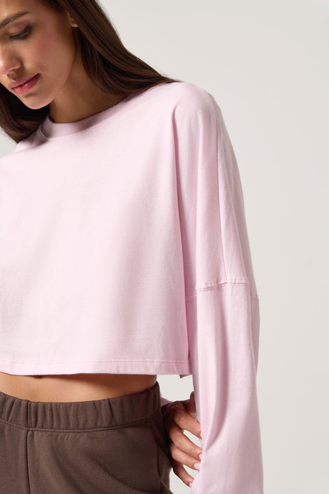 Wild Sierra Crop Long Sleeve Tee