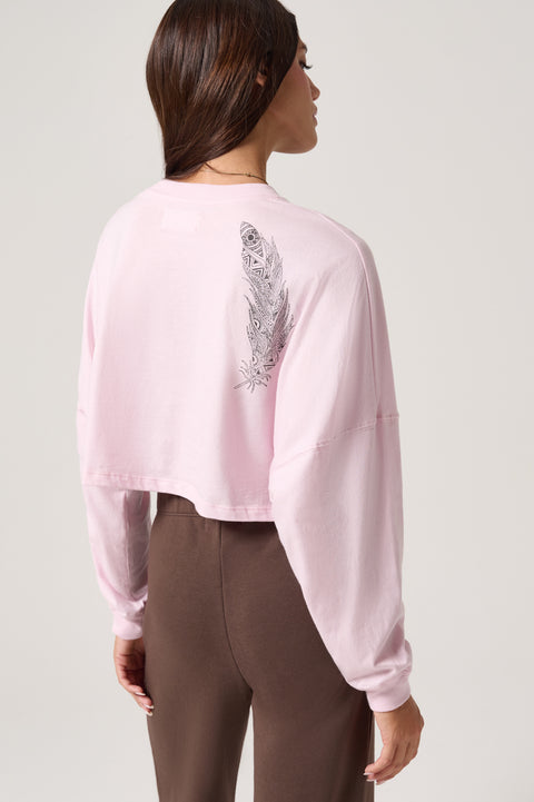 Wild Sierra Crop Long Sleeve Tee