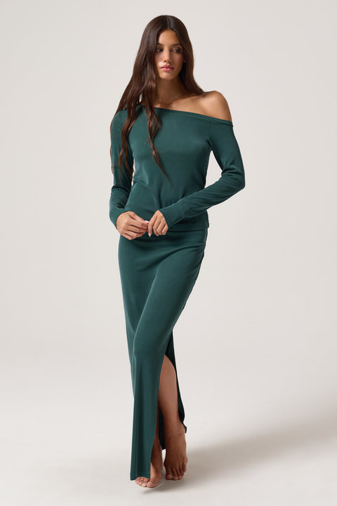 Zen Rib Mia Maxi Skirt