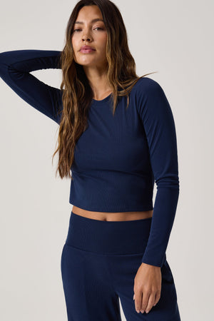 Zen Rib Ellison Long Sleeve Top