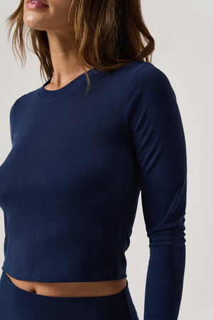 Zen Rib Ellison Long Sleeve Top