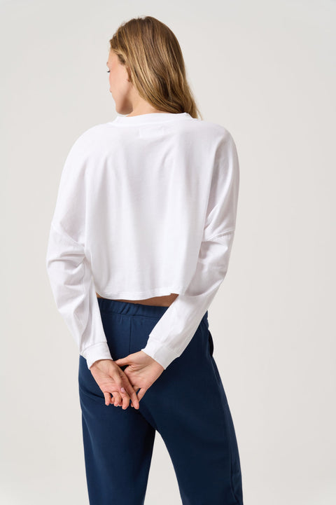 Moon Magic Crop Long Sleeve Tee